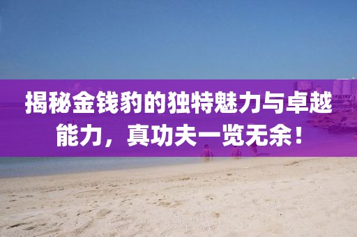揭秘金錢豹的獨(dú)特魅力與卓越能力，真功夫一覽無(wú)余！